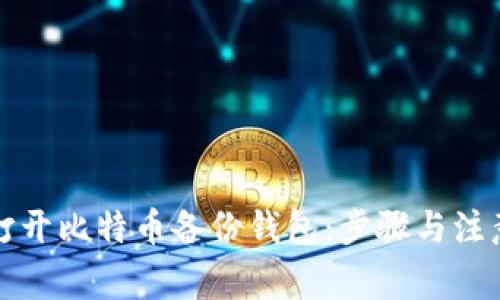 如何打开比特币备份钱包：步骤与注意事项